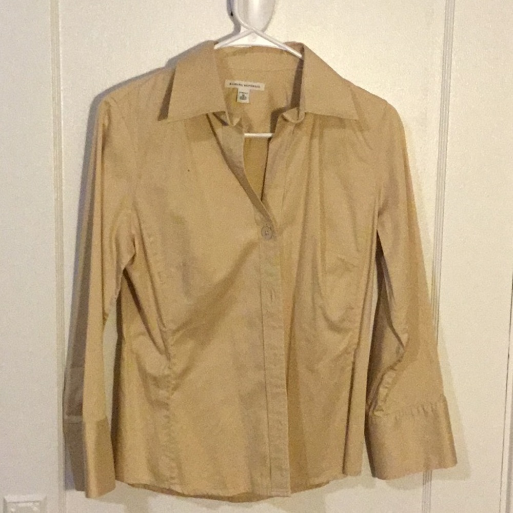 Tan blouse